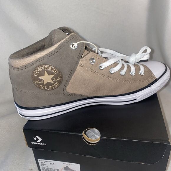 NEW Converse Chuck Taylor All Star High Street Mid Brown Mens 11.5 Shoe A11651C - Picture 7 of 11